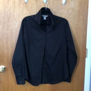 Black tailored shirt